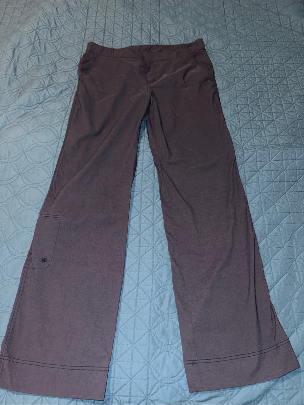 TALL Athleta Wide Leg Womenโs Pants in Dark Gray